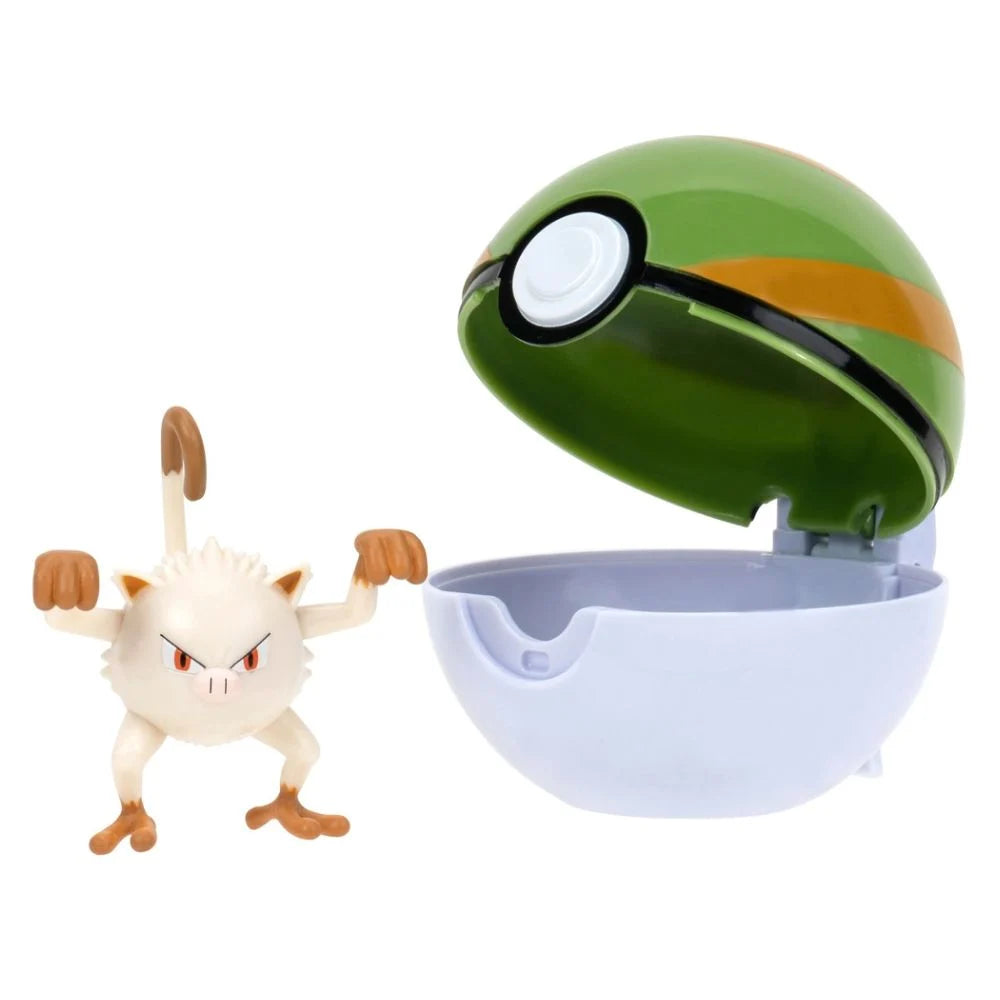 بوكيمون مجسم مانكي وكرة العش شخصيات كرتونية Pokemon
