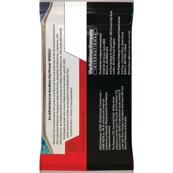 بوكيمون كروت سكارليت اند فيوليت ستيلر كراون متنوع العاب البطاقات Pokemon