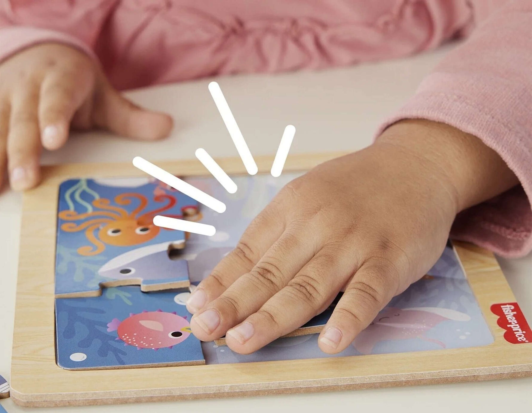 فيشر برايس بازل خشبية 9 قطع للأطفال العاب البزل Fisher-Price
