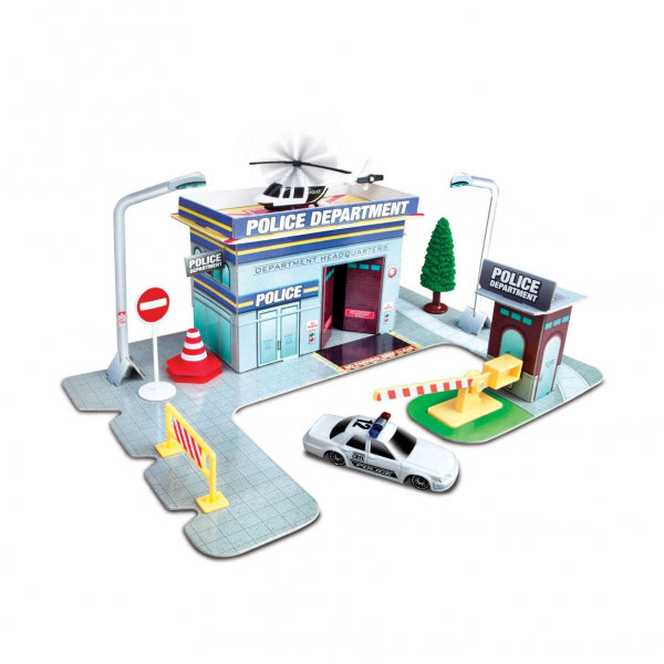مايستو لعبة مركز الشرطة مركبات مع مسار Maisto