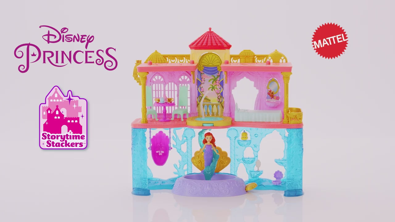 Disney Princess Ariel Land and Sea Castle with Small Doll