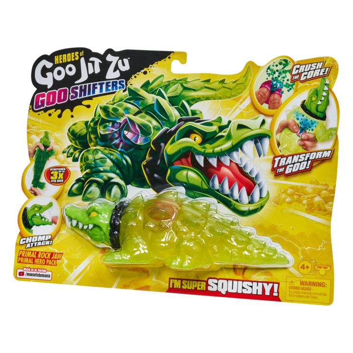 هيروز اوف جو جيت زو هفترز الفك الصخري مجسمات الحيوانات Heroes of Goo Jit Zu