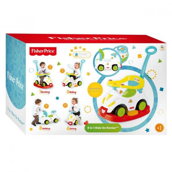 فيشر برايس عربة اطفال ٤ في ١ مركبات الدف Fisher-Price