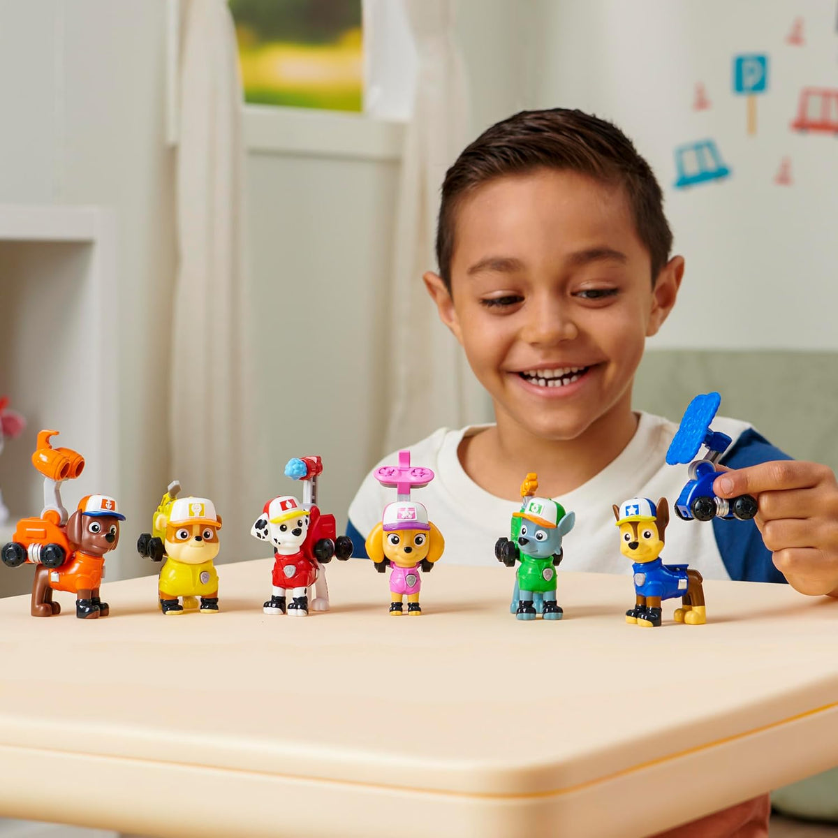 باو بترول مجسم شخصيات اشكال متنوعه مركبات الأطفال Paw Patrol