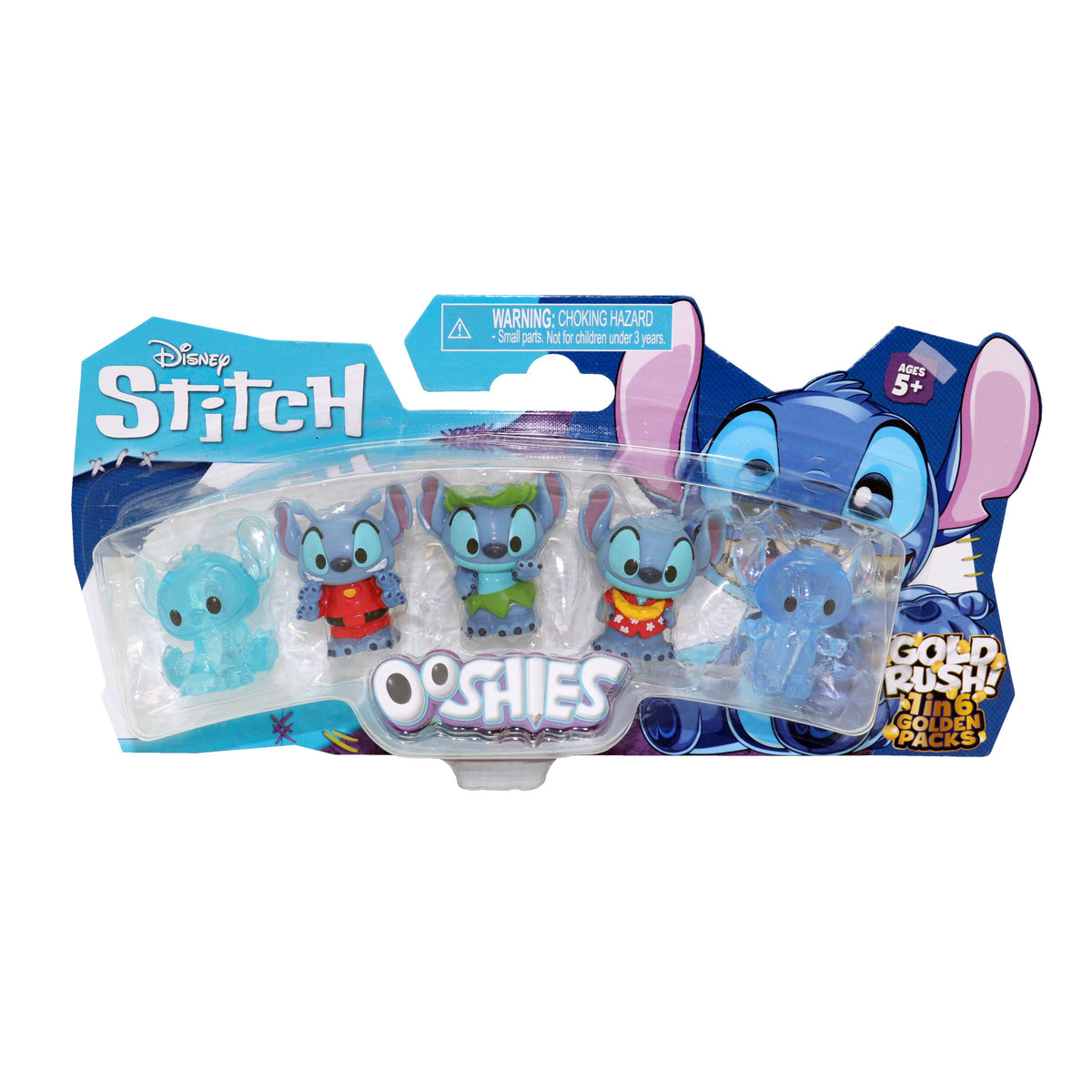 أوشيز ديزني ستيتش مجموعة مجسمات 5 قطع شخصيات كرتونية Ooshies