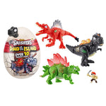 زورو سماشرز بيضة ايتشو جزيرة الديناصورات مجسمات الحيوانات Zuru