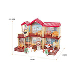 بيت الأميرة طابقين بيوت الدمى LOCAL