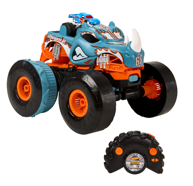 هوت ويلز مونستر تراكس المتحولة وحيد القرن بريموت كونترول السيارات ريموت كنترول HotWheels
