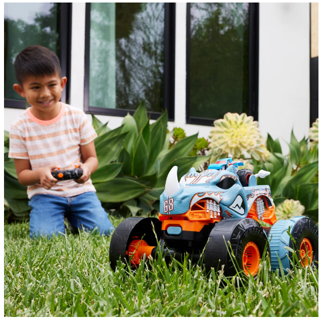هوت ويلز مونستر تراكس المتحولة وحيد القرن بريموت كونترول السيارات ريموت كنترول HotWheels