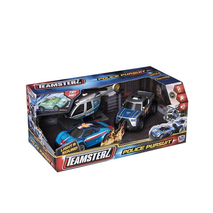تيمسترز سيارات مطاردة الشرطة الصغيرة Teamsterz