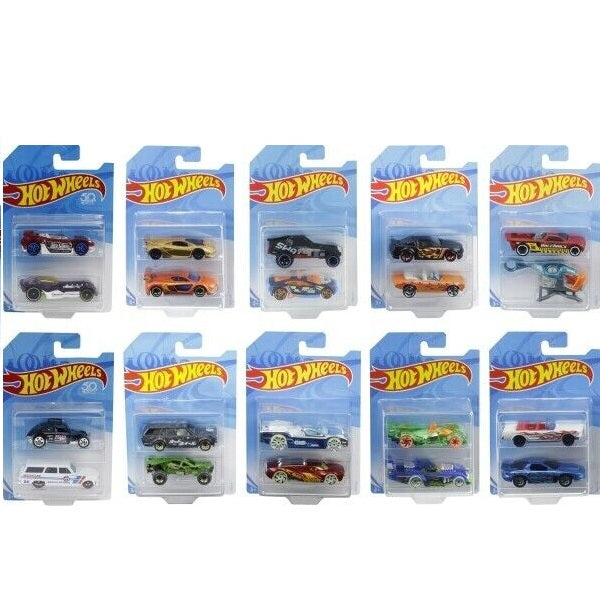 هوت ويلز سيارتين اشكال متنوعه سيارات داي كاست HotWheels