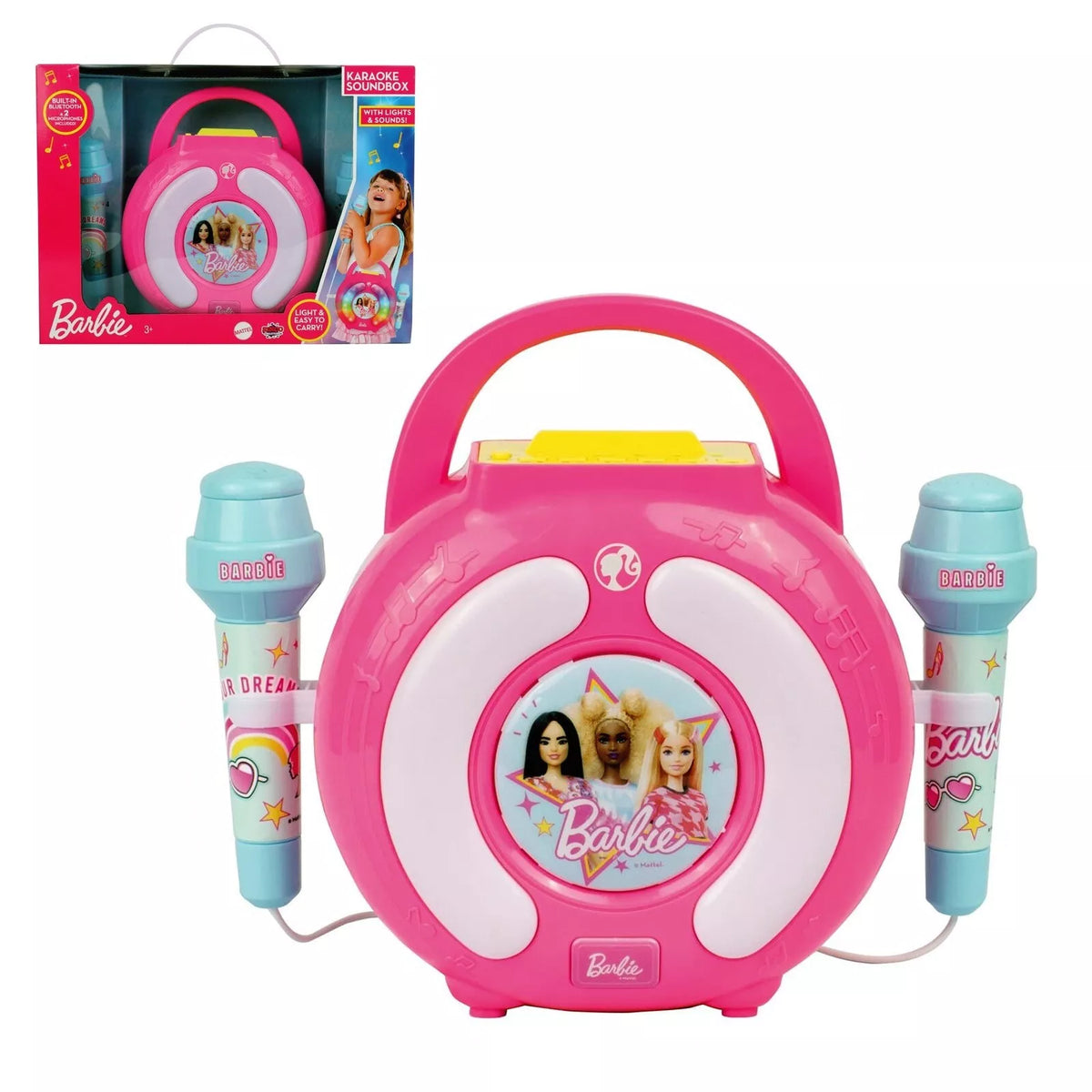 باربي صندوق صوت كاريوكي تقمص الأدوار Barbie