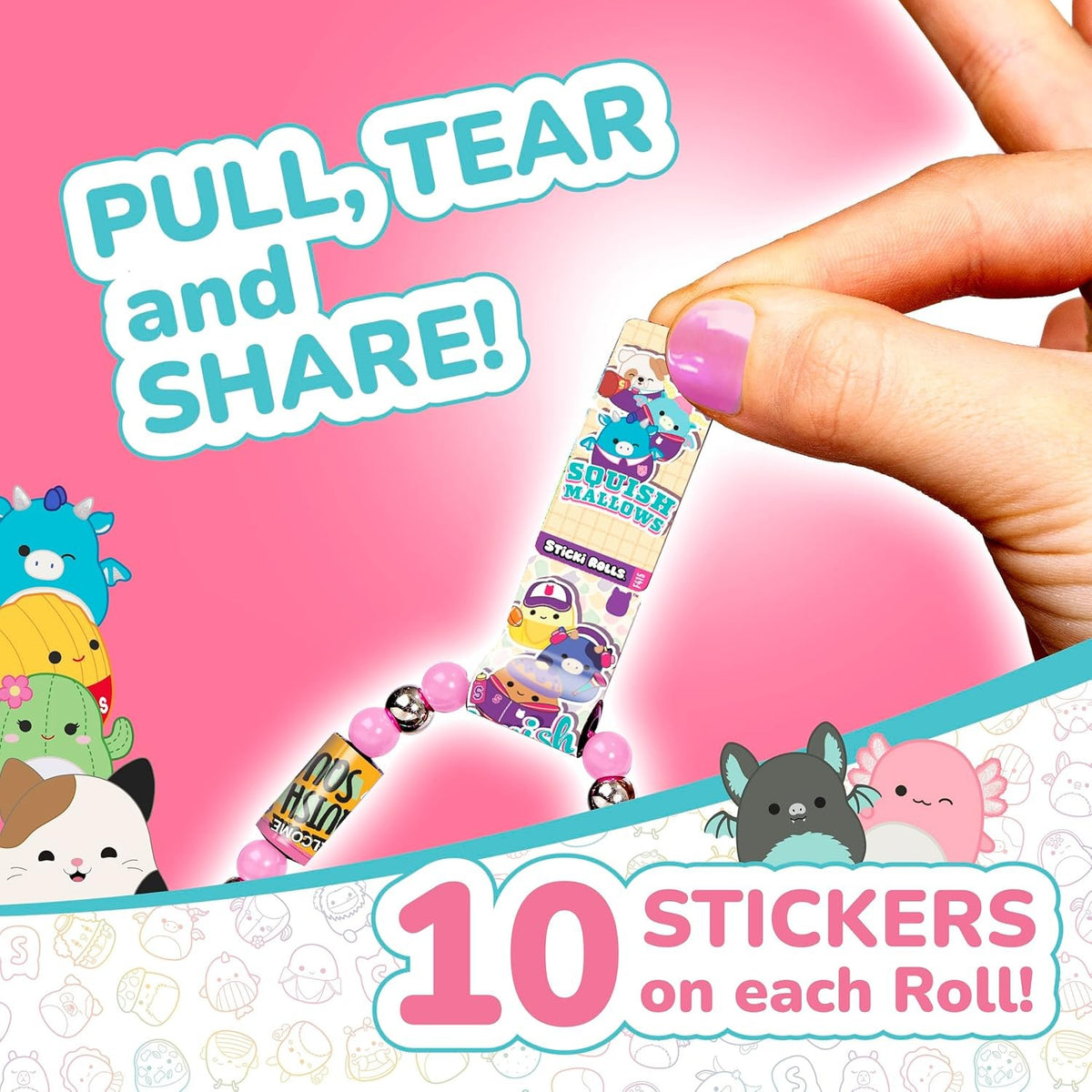 ستيكي رولز سكويشمالوز سوار ملصقات الخرز والاكسسوارات Sticki Rolls