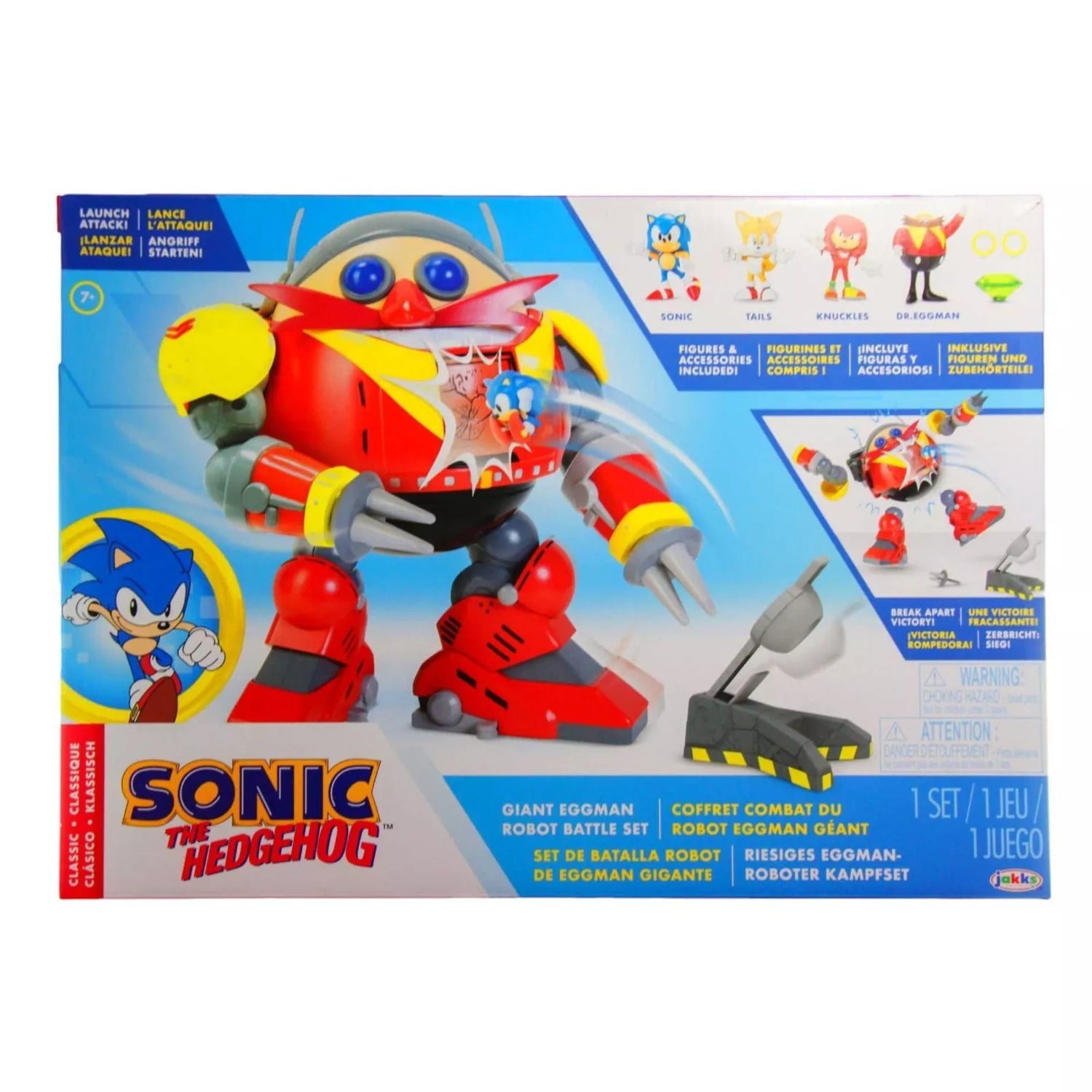 سونيك مجسم الروبوت العملاق إيغمان شخصيات كرتونية Sonic