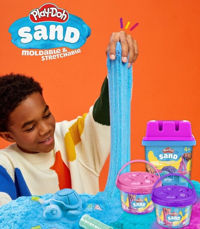 بلاي دوه رمل قابل لتمدد على شكل قلعة تشكيل الرمل Play-Doh