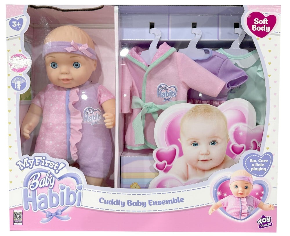 بيبي حبيبي دمية مع ملابس دمى المواليد Baby Habibi