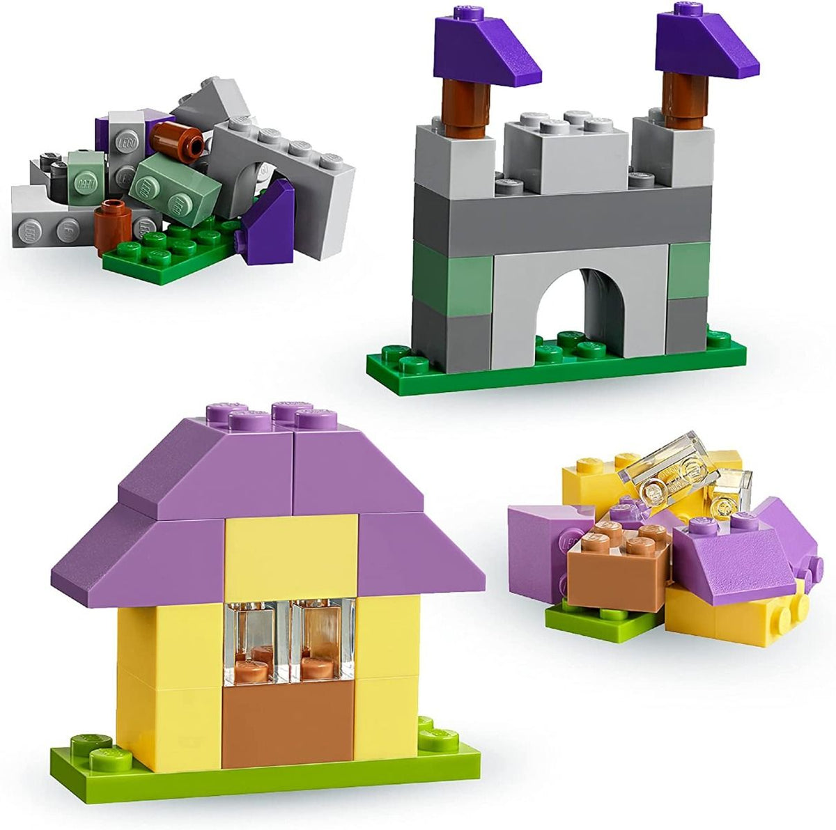 ليجو كلاسيك مكعبات الحقيبة المبتكرة مكعبات التركيب LEGO