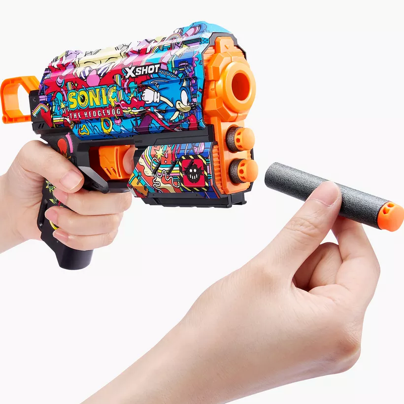 اكس شوت مسدس سكينز فلوكس سونيك مسدسات مطاطية Zuru