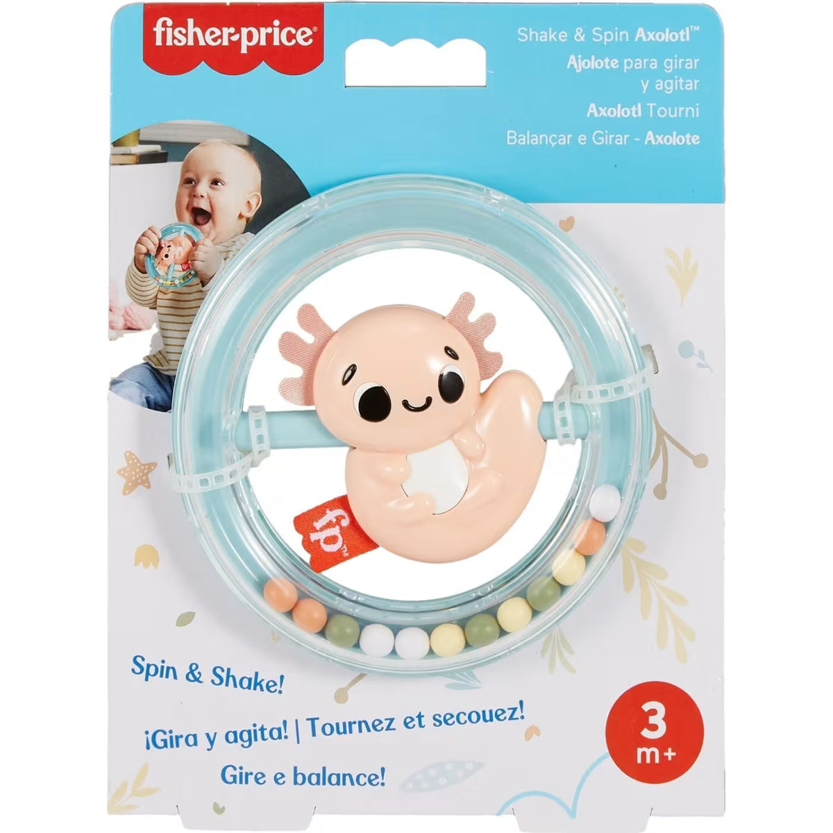 فيشر برايس خشخيشة أكسولوتل مواليد تفاعلي Fisher-Price