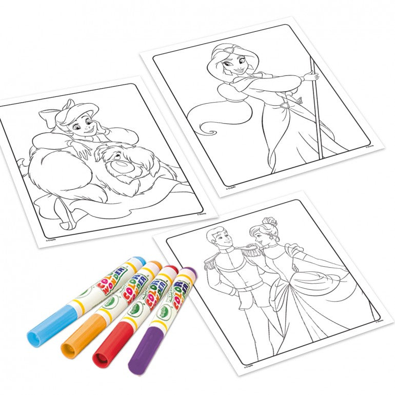 كرايولا دفتر تلوين اميرات ديزني رسم و تلوين Crayola