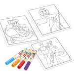 كرايولا دفتر تلوين اميرات ديزني رسم و تلوين Crayola