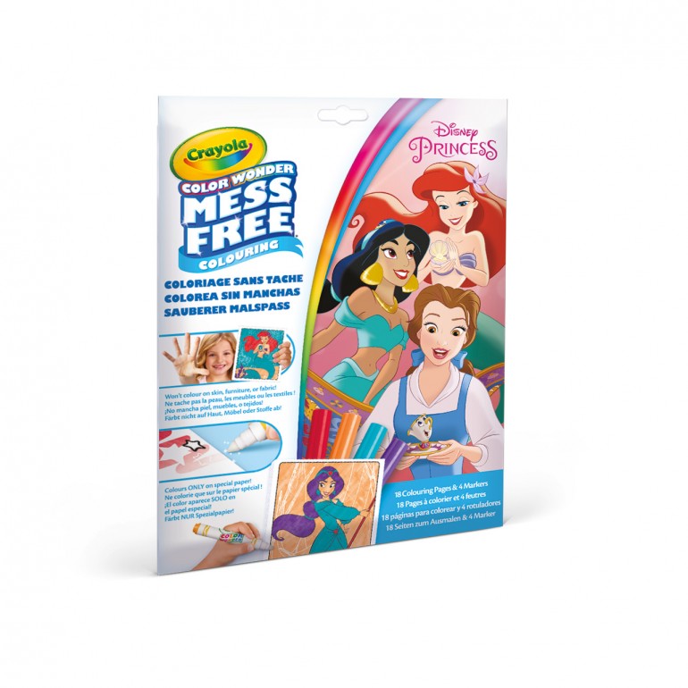 كرايولا دفتر تلوين اميرات ديزني رسم و تلوين Crayola