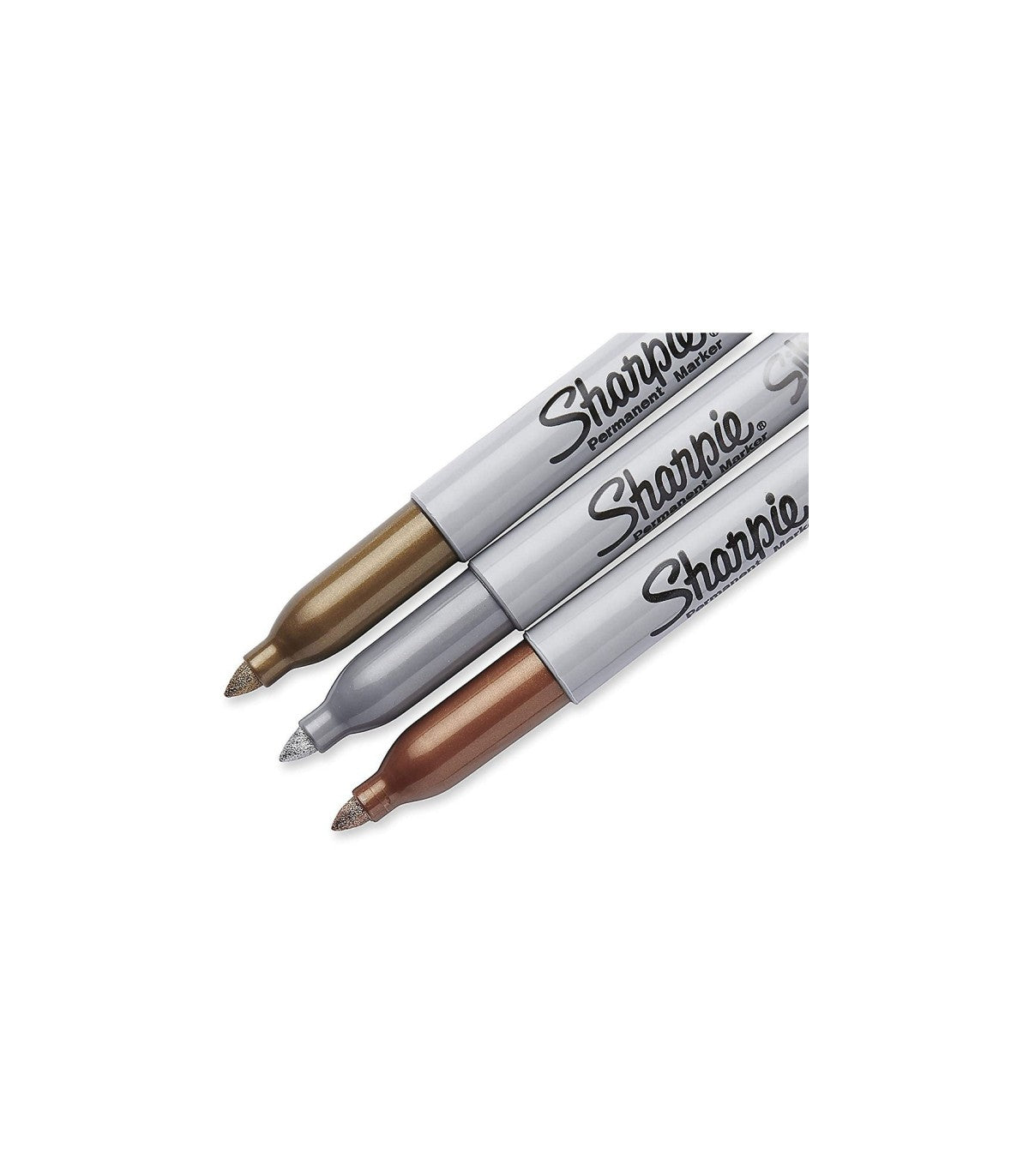 شاربي قلم تحديد دائم معدنية 3 أقلام رسم و تلوين Sharpie