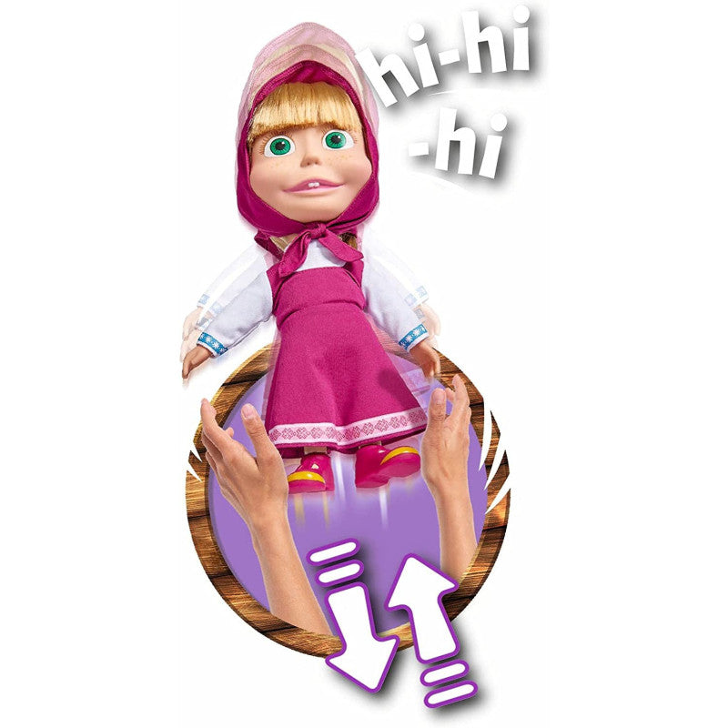 ماشا والدب دمية شيك اند ساوند 30 سم دمى الشخصيات Masha and the Bear