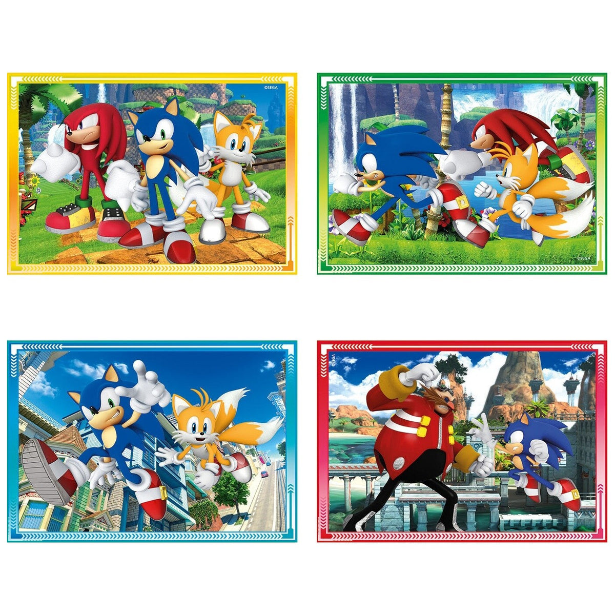 كلمنتوني بازل سونيك 4 في 1 العاب البزل Sonic