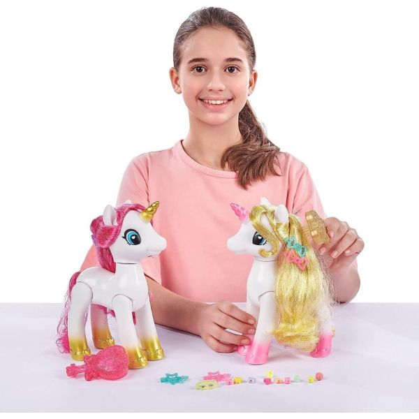 سباركل جيرلز تصفيف الشعر يونيكورن اكسسوارت الدمى Zuru