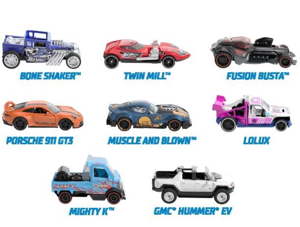 هوت ويلز سيارة سحب السرعة الوان متنوعة سيارات داي كاست HotWheels
