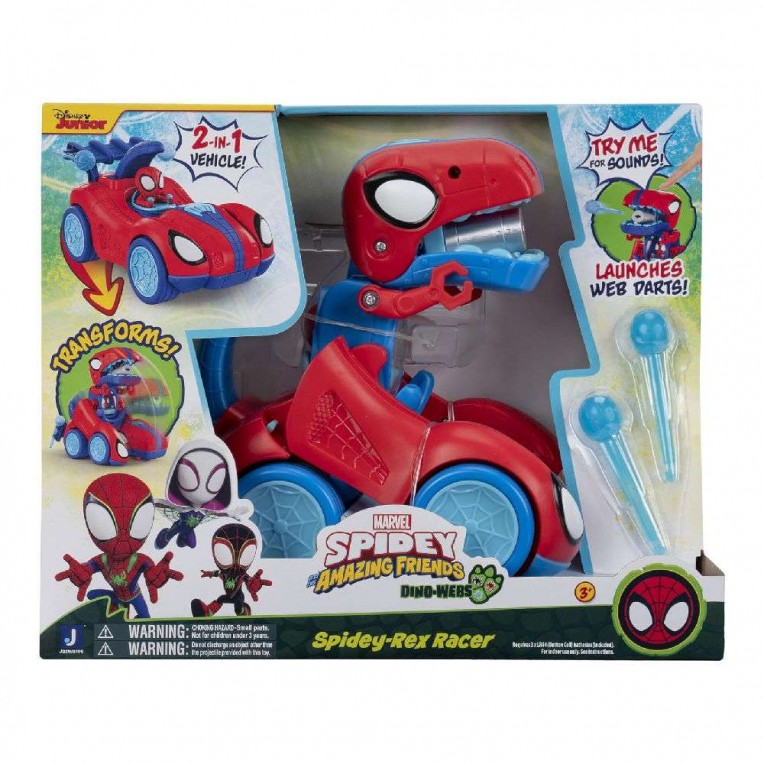 سبايدي لعبة سيارة دينو رايسر المتحولة مجسمات الشخصيات Marvel
