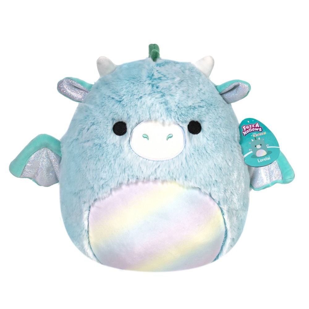 سكويشمالوز دمية التنين لوريل القطنية 30 سم الالعاب القطنية Squishmallows