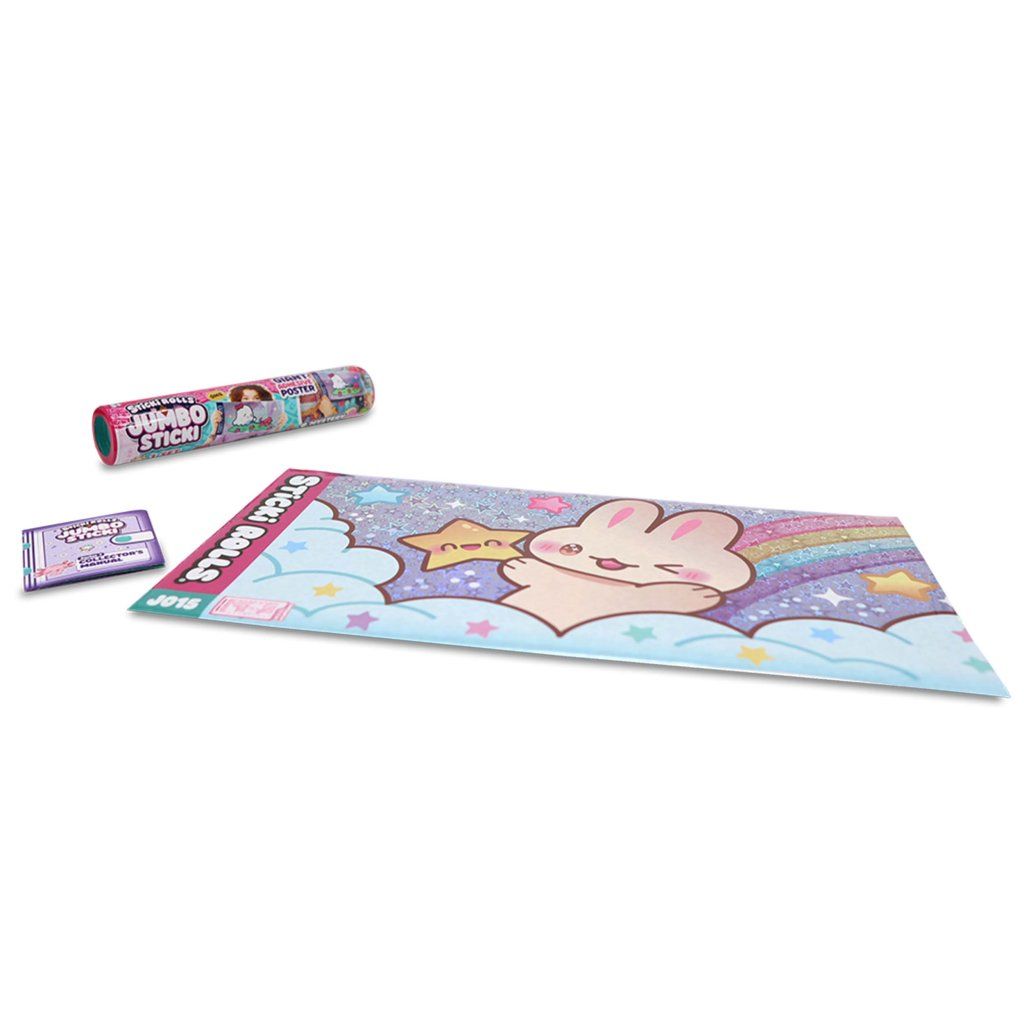 ستيكي رولز كبسولة ملصقات عملاقة غامضة رسم و تلوين Sticki Rolls