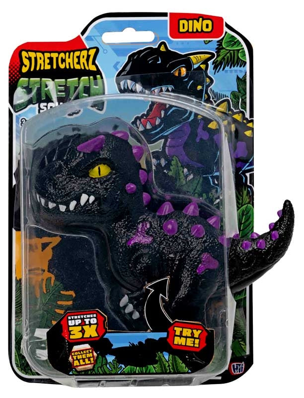 ستريتشرز لعبه الدايناصور المطاط متنوع التمدد والضغط STRETCHERZ
