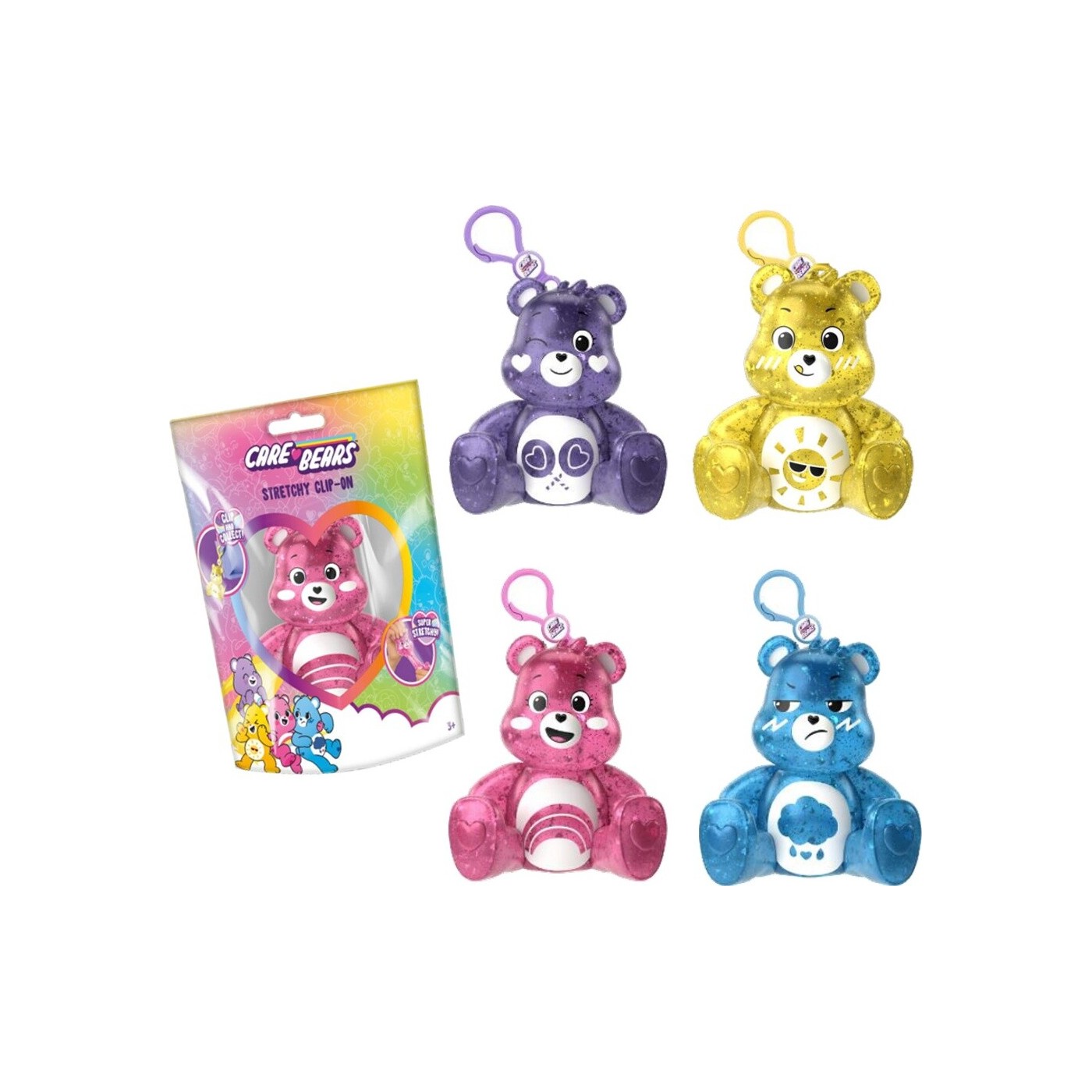 كير بيرز دمية سكوشي متنوعة التمدد والضغط CARE BEARS