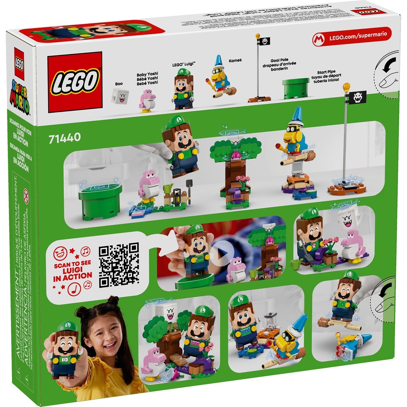 ليجو 71440 سوبر ماريو مغامرات لويجي التفاعلي مكعبات التركيب LEGO