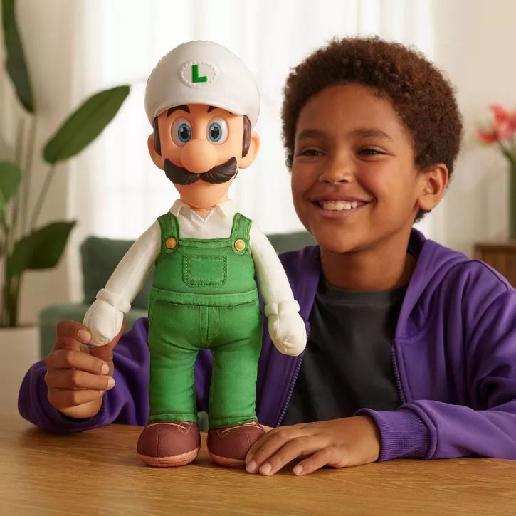 سوبر ماريو جالاكسي دمية لويجي العملاقة الالعاب القطنية Super Mario