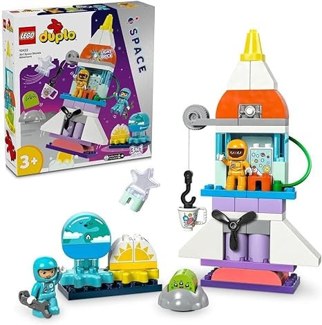 ليجو دبلو بناء مكوك الفضاء 3 في 1 مكعبات التركيب LEGO
