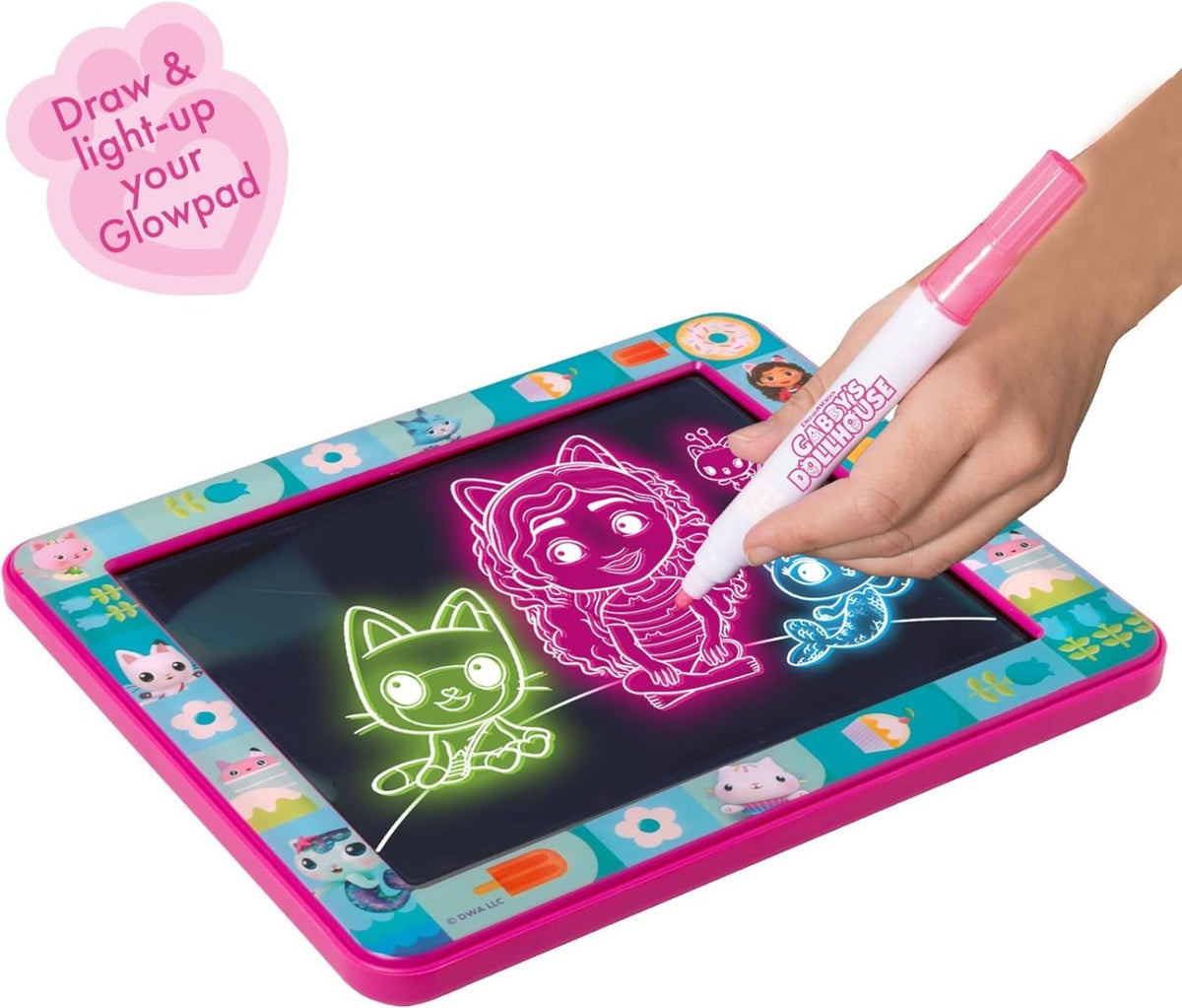 غابي دول هاوس سبورة رسم مضيئ سبورة Gabby Dollhouse