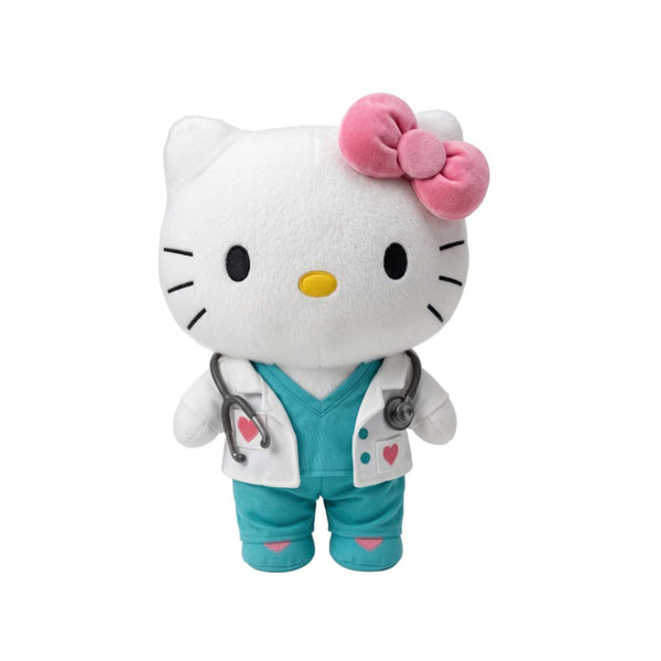 هيلو كيتي دمية الطبيبة القطنية 25 سم الالعاب القطنية Hello Kitty