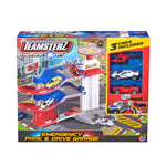 تيمسترز لعبة مرآب قيادة طوارئ المدينة المكون من 3 طوابق مركبات مع مسار Teamsterz