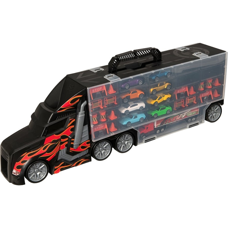 تيمسترز ميترو سيتي ناقلة سيارات مع 8 سيارات ناقلة سيارات Teamsterz