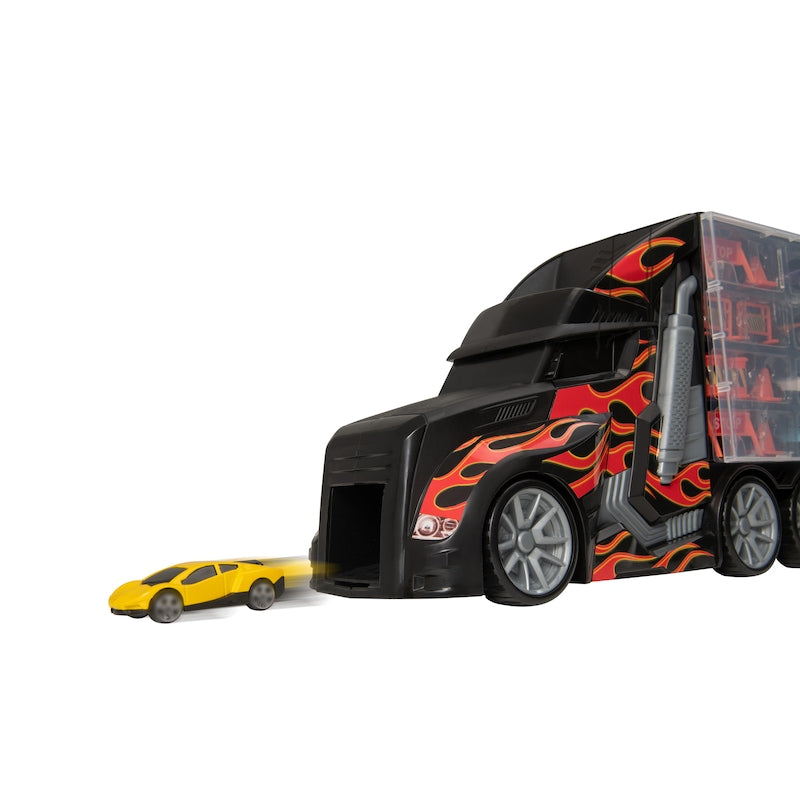 تيمسترز ميترو سيتي ناقلة سيارات مع 8 سيارات ناقلة سيارات Teamsterz