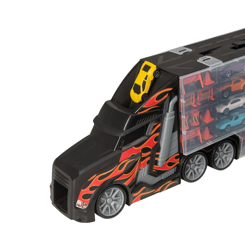 تيمسترز ميترو سيتي ناقلة سيارات مع 8 سيارات ناقلة سيارات Teamsterz