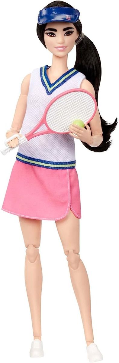 باربي دمية لاعبة تنس دمية مع اكسسوارات Barbie