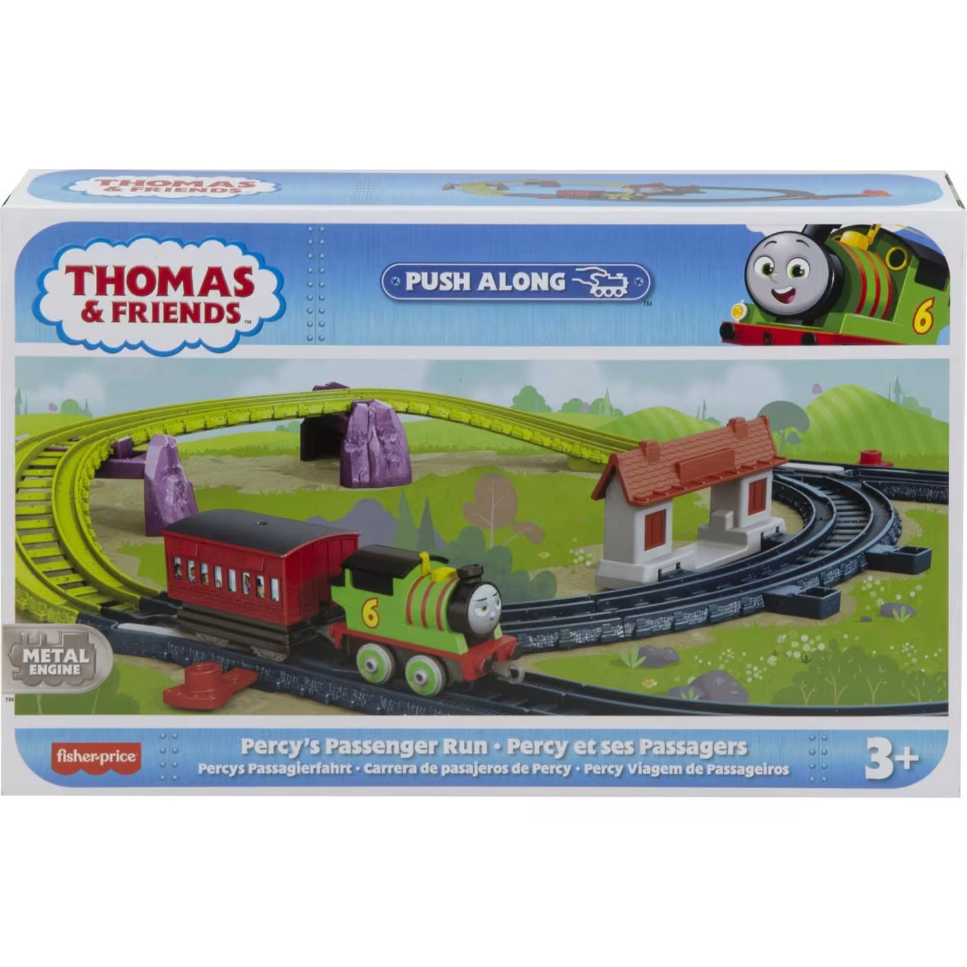 توماس قطار رحلة ركاب بيرسي مركبات مع مسار Thomas and Friends