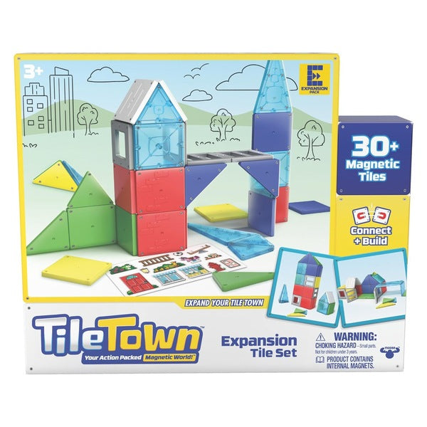 تايل تاون مكعبات التوسعة المغناطيسية مكعبات المغناطيس Tile Town