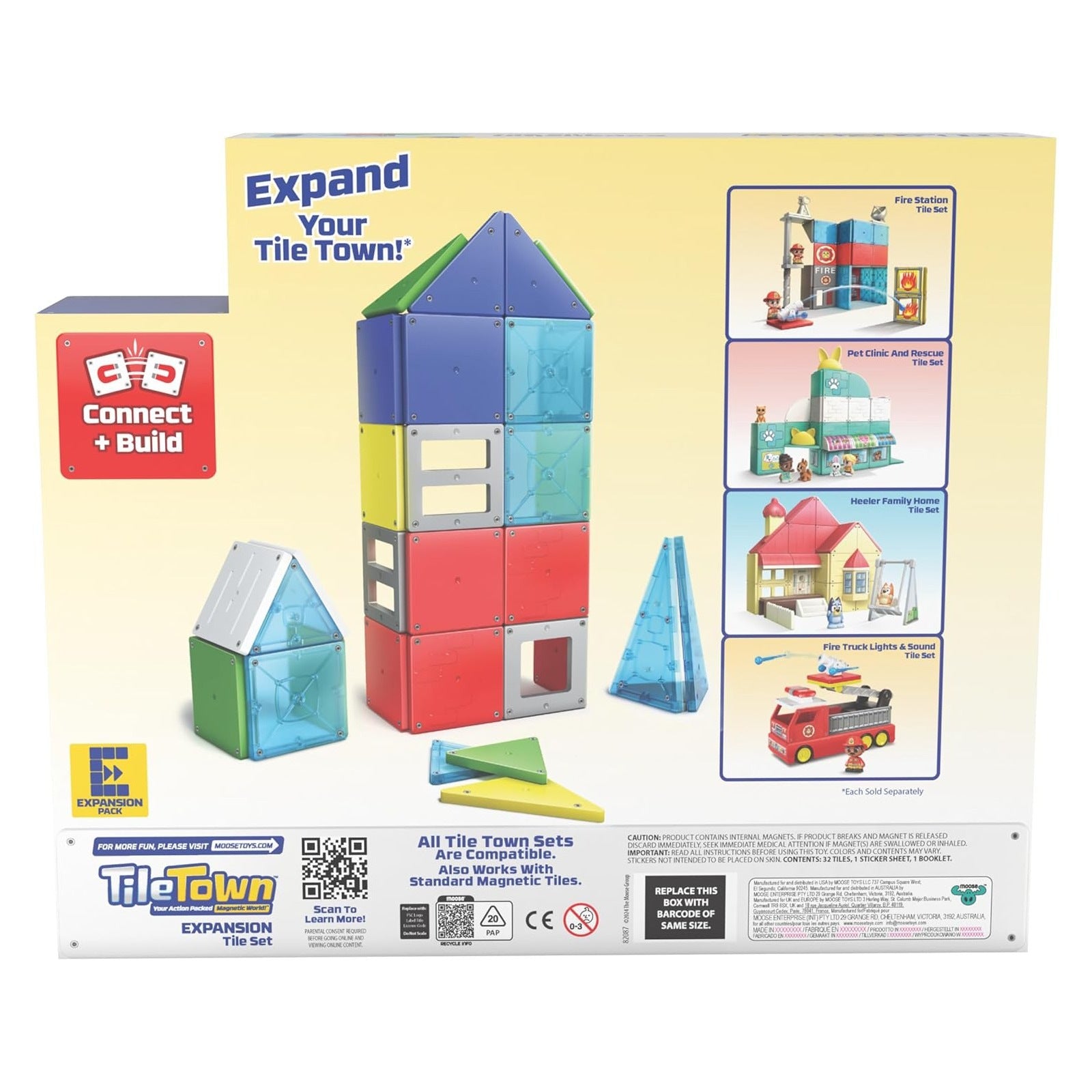 تايل تاون مكعبات التوسعة المغناطيسية مكعبات المغناطيس Tile Town