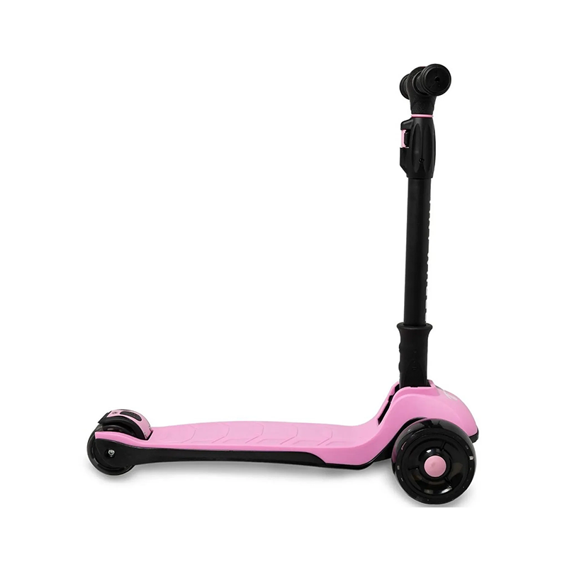 تايني ويل سكوتر أسود و وردي 3 كفرات قابل للطي سكوتر 3 عجلات Tiny Wheel